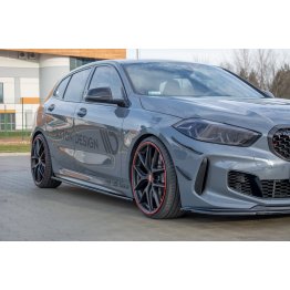 Накладки сплиттеры на пороги на BMW 1 F40 M-Pack